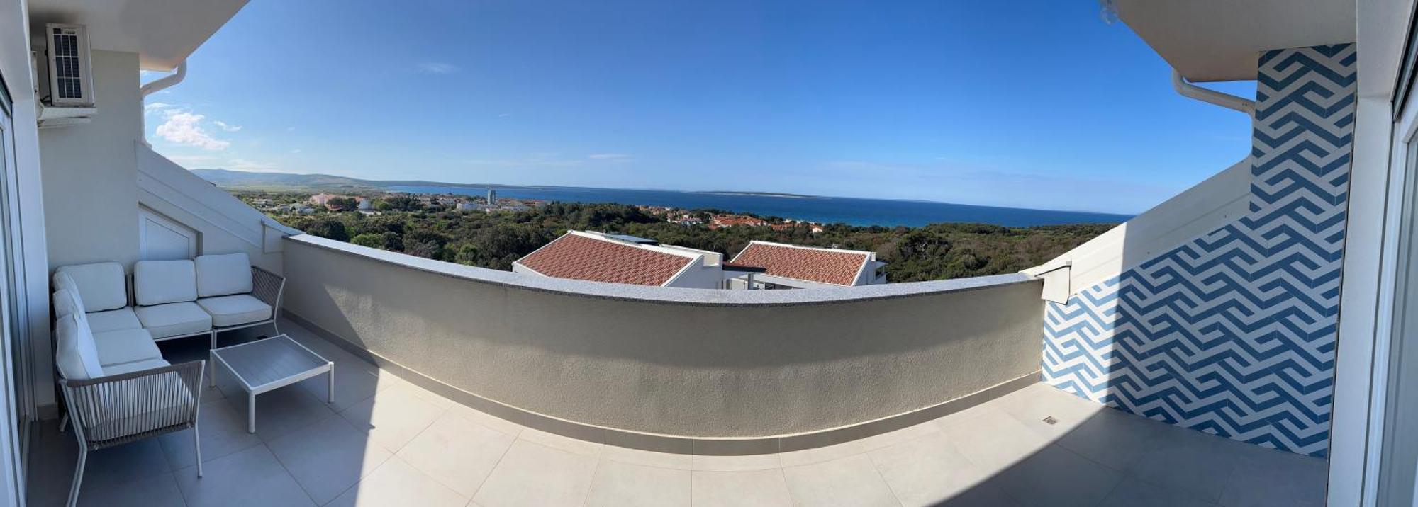 Penthouse Sky Deluxe Apartment Novalja Exterior photo